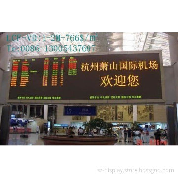 The auto show Building curtain wall text display p10 single color indoor led message